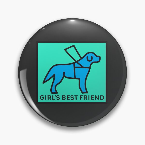 Item preview, Girl's Best Friend Blue designed and sold by IndeOandM.
