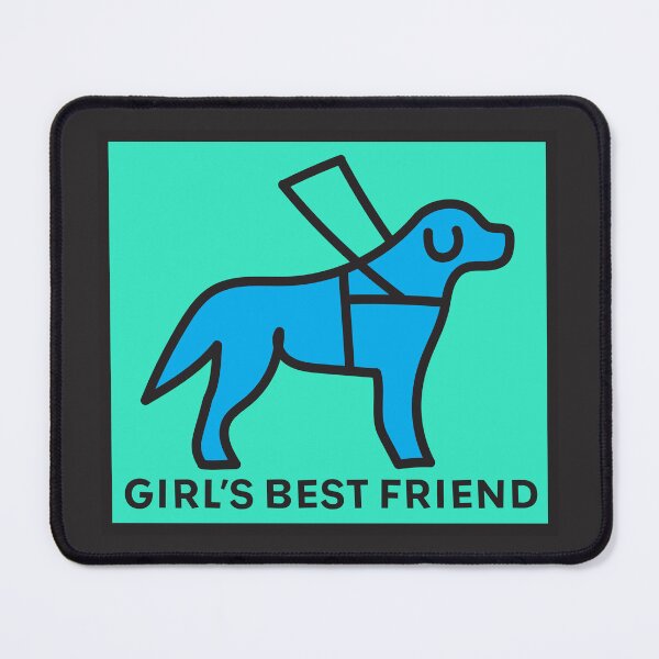 Item preview, Girl's Best Friend Blue designed and sold by IndeOandM.