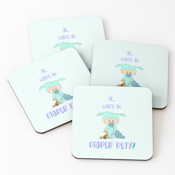 Item preview, OK...Who’s on Diaper Duty? (Incl. Maternity & Baby) designed and sold by PawsitiveMum.