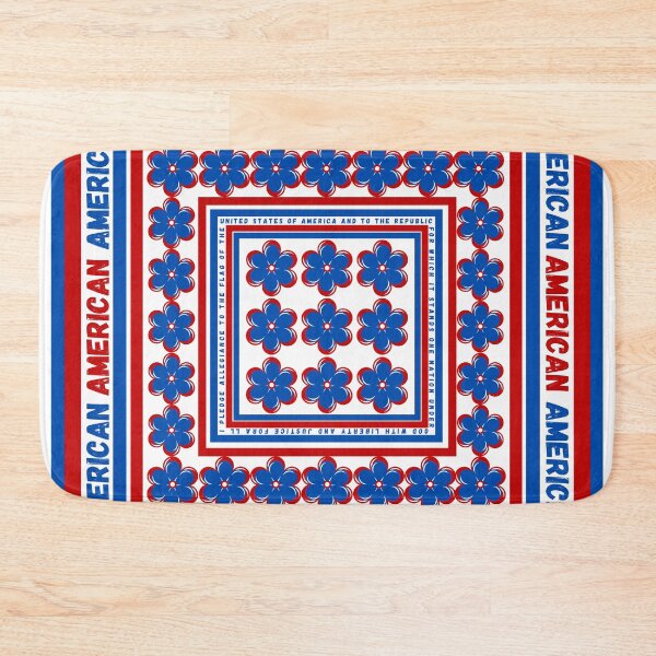 Item preview, AMERICAN FLORAL WITH PLEDGE designed and sold by SimplyByNatasha.
