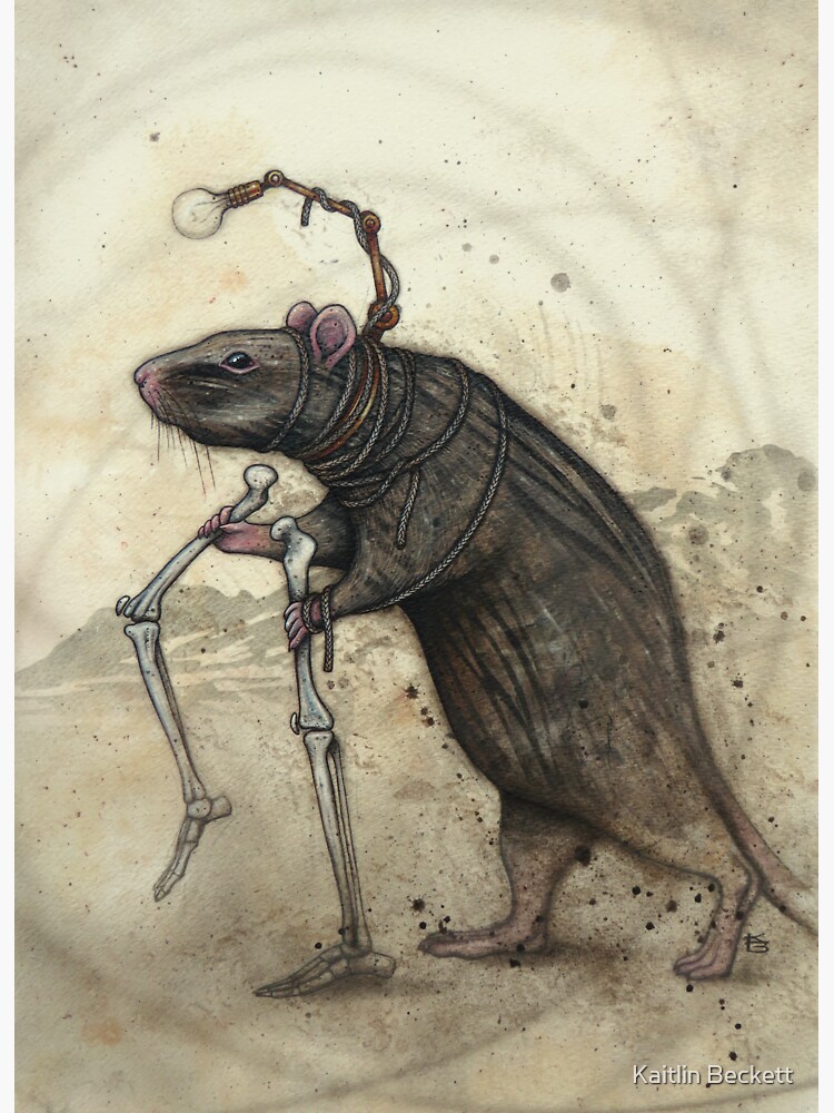 Thumbnail 3 of 3, Sticker, Ratlight designed and sold by Firedrake.