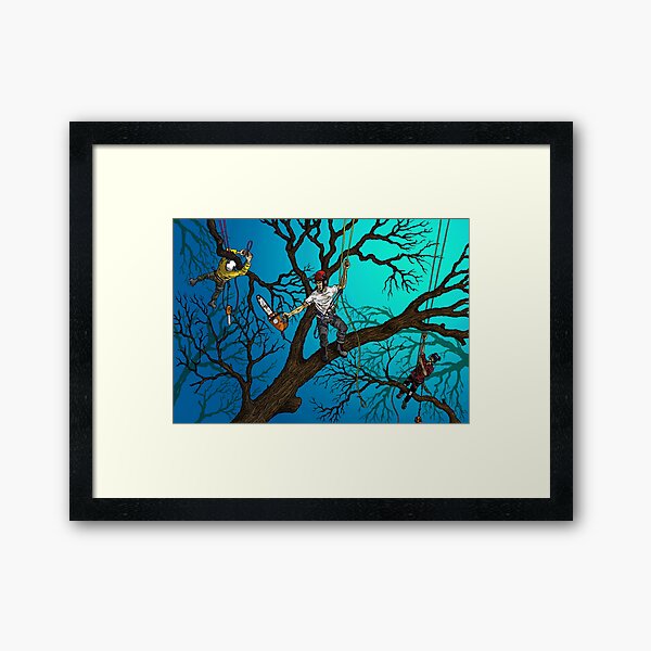 Tree Surgeons Framed Art Print