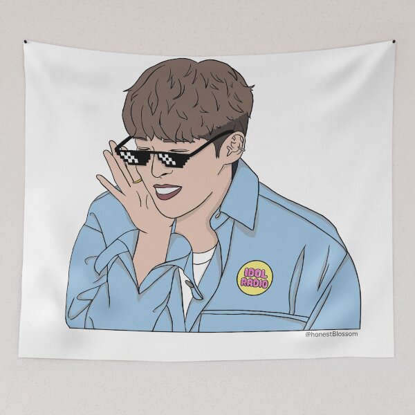 Item preview, Yunho Idol Radio Sticker designed and sold by honestBlossom.