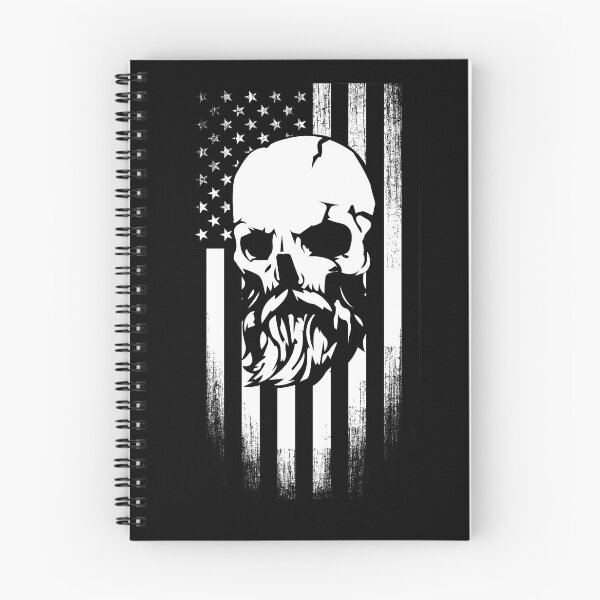 Item preview, Flag of the USA and bearded skull  designed and sold by KsuAnn.