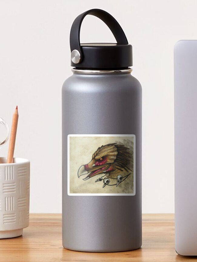 Thumbnail 1 of 3, Sticker, Predatory Bird designed and sold by Firedrake.
