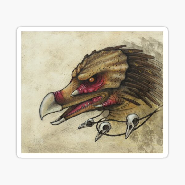 Item preview, Predatory Bird designed and sold by A Curious Bestiary.