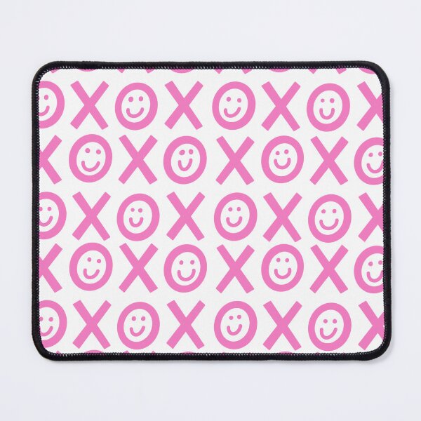 Item preview, xoxo art print with smiley faces designed and sold by elizabethpivec.