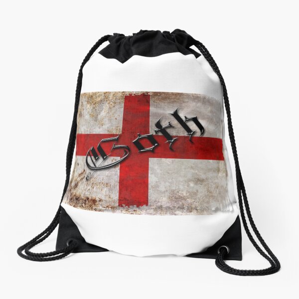 Saint George's Cross Drawstring Bag