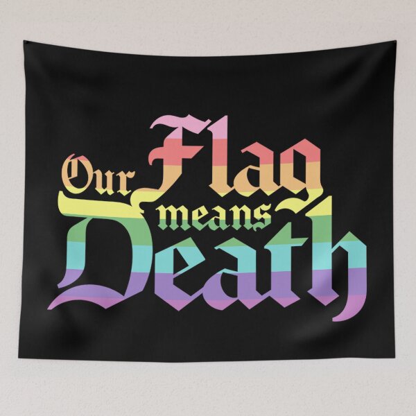 Item preview, Our Flag Means Death Rainbow Flag Bright designed and sold by honeyglot.