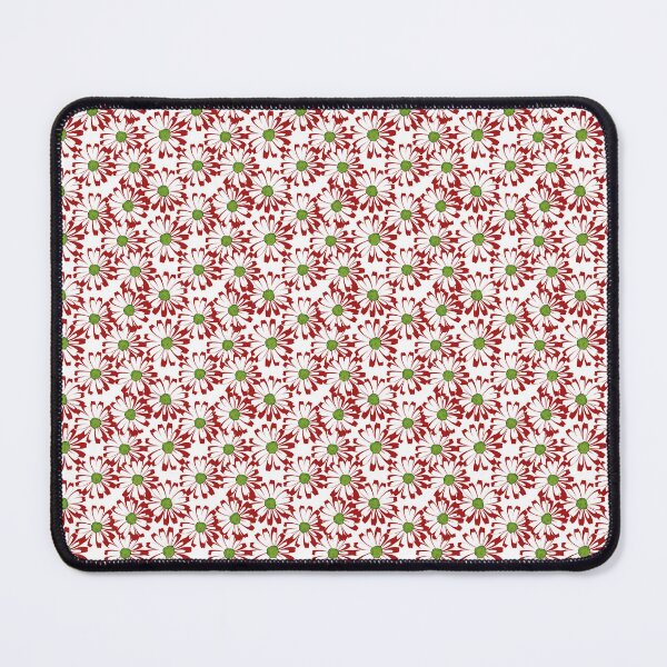 Item preview, Christmas Daisy Flowers in Red and Green designed and sold by Candice Davis.