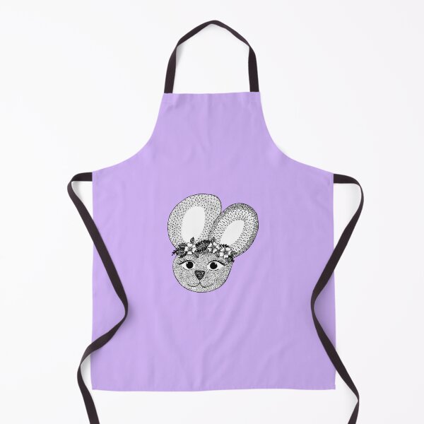 Item preview, Zentangle Bunny Purple designed and sold by PeachBabeSuds.