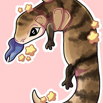 Artwork thumbnail, Blue tongued skink by LuminousSky