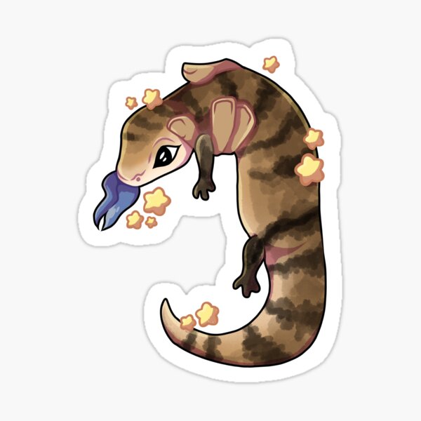 Item preview, Blue tongued skink designed and sold by LuminousSky.