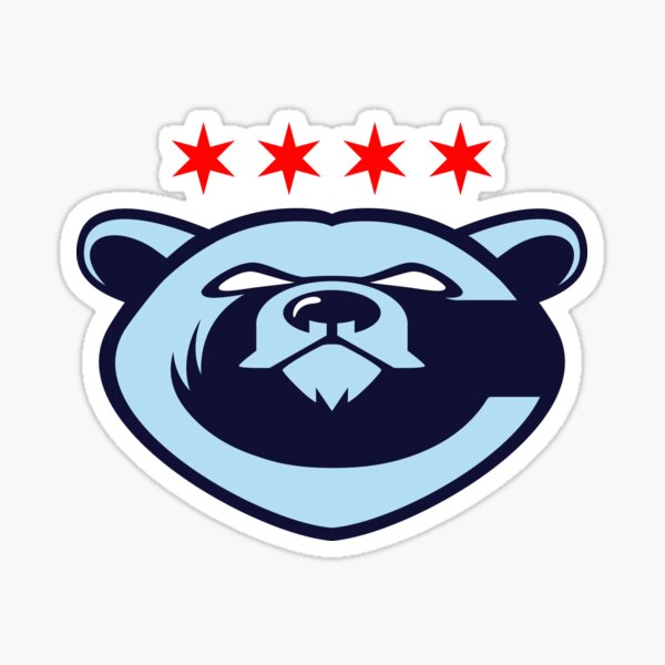 Da Bears One Love Logo Sticker for Sale by fifty9designs