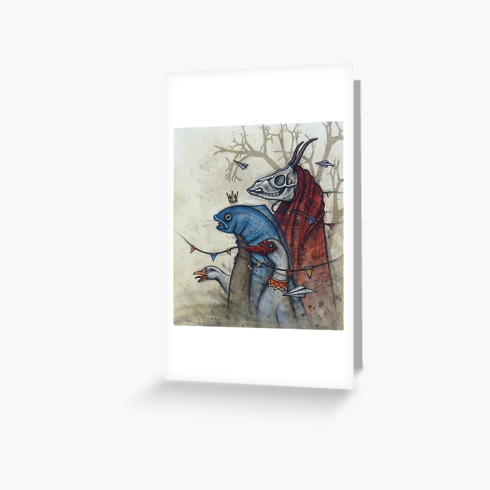 Item preview, Greeting Card designed and sold by Firedrake.