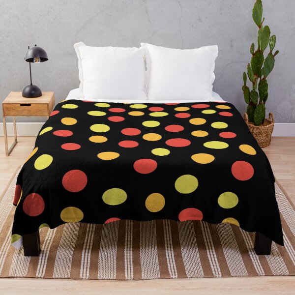 Item preview, Watermelon, lemon, marigold Polka-dot Textile Pattern designed and sold by SoniasArtwork.