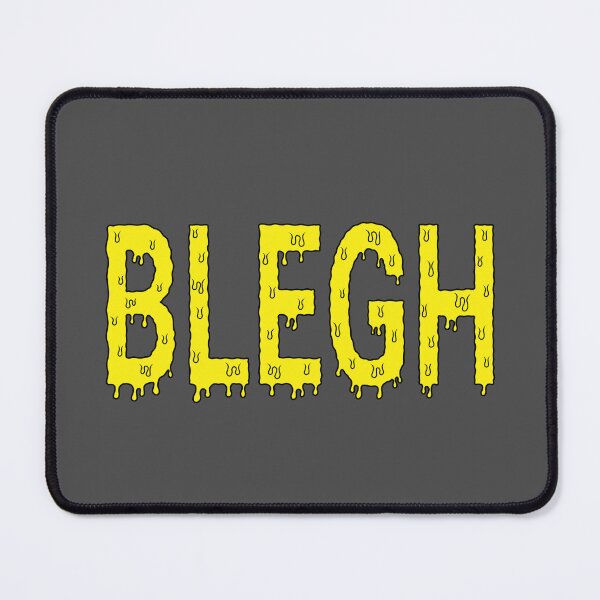 Item preview, Blegh! - Yellow designed and sold by TheeForestFox Shop.