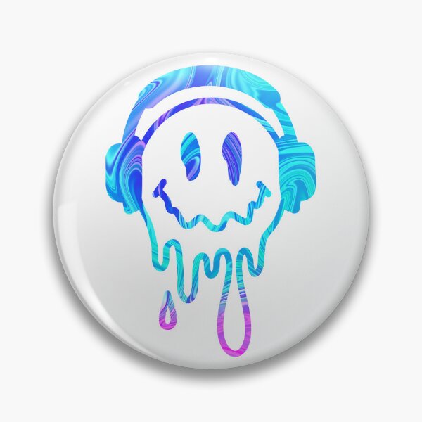 Item preview, Drippy Smiley with Headphones designed and sold by Lori P.