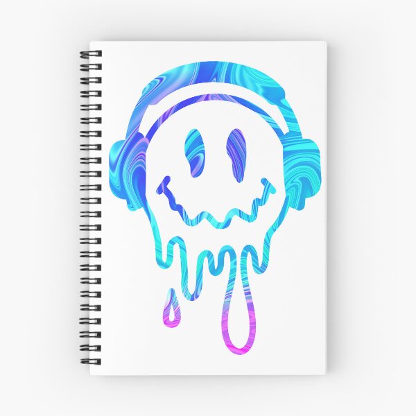 Item preview, Drippy Smiley with Headphones designed and sold by Lori P.