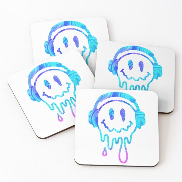 Item preview, Drippy Smiley with Headphones designed and sold by Lori P.