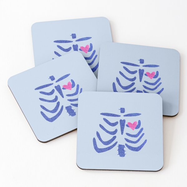 Item preview, skeleton heart print designed and sold by elizabethpivec.