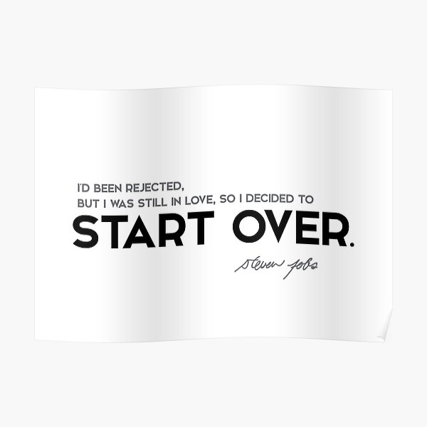 I was still in love - steve jobs Poster