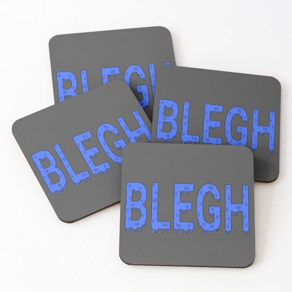 Item preview, Blegh! - Blue designed and sold by TheeForestFox Shop.
