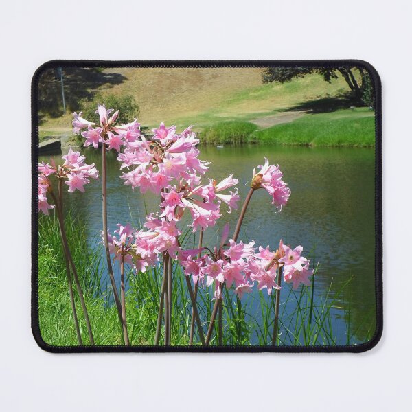 Item preview, Pink Lilies By The River designed and sold by KeksWorkroom.