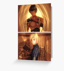 Damen and Laurent Greeting Card