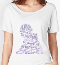 Camiseta ancha para mujer Tu nombre es Mitsuha