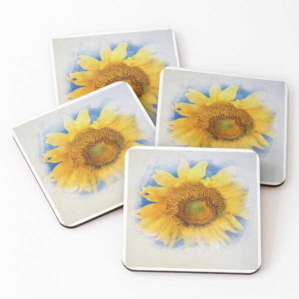 Item preview, Helianthus flower designed and sold by gotucoveredart.