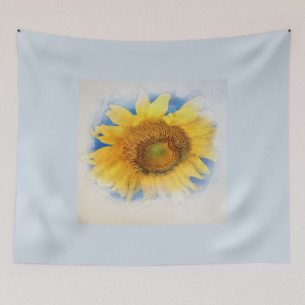 Item preview, Helianthus flower designed and sold by gotucoveredart.