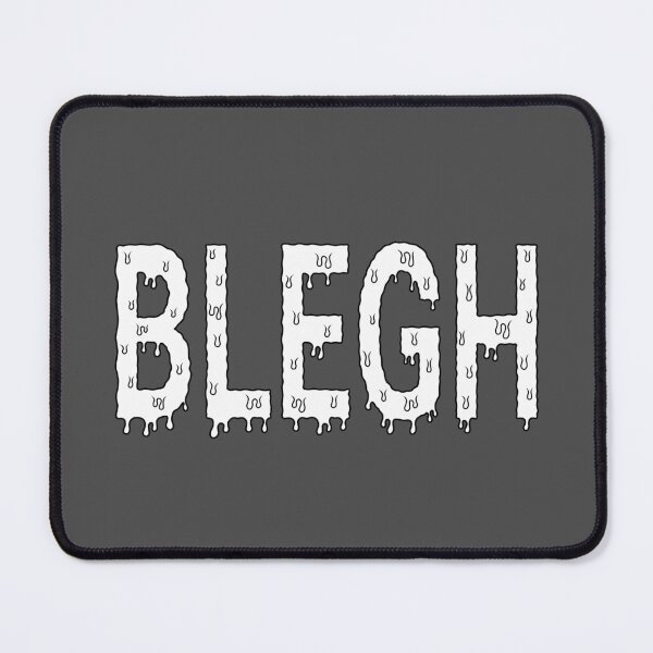 Item preview, Blegh! - White designed and sold by TheeForestFox Shop.