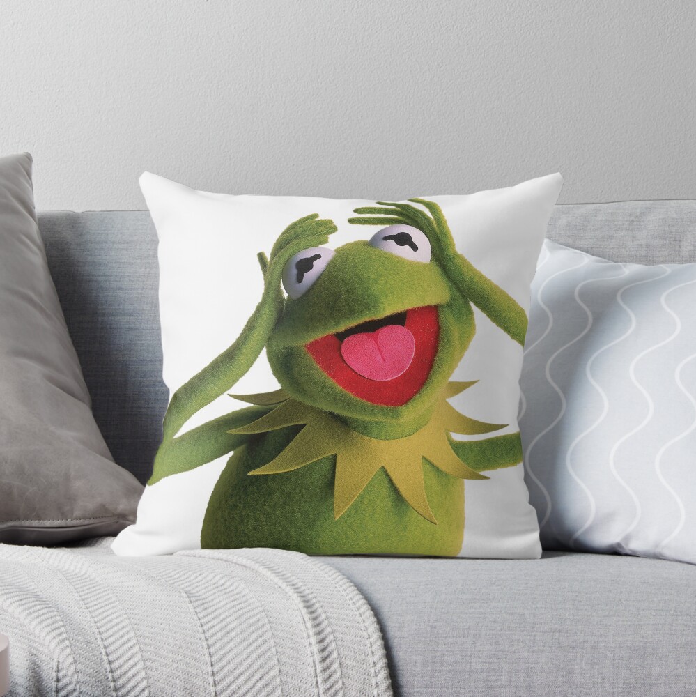 Supreme Kermit the Frog Toy Pillow