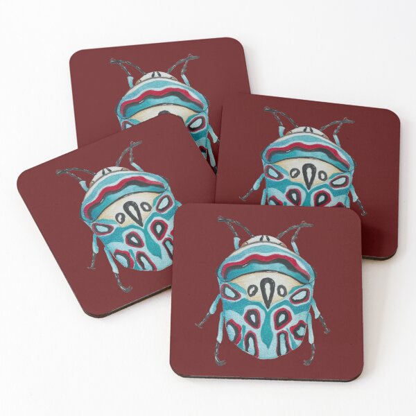 Item preview, Ilustración de acuarela de un escarabajo de Picasso designed and sold by NikaIllustrates.