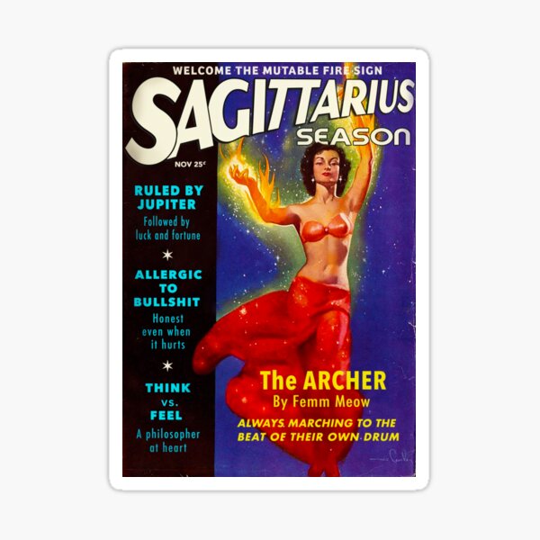 Sagittarius Season Sticker