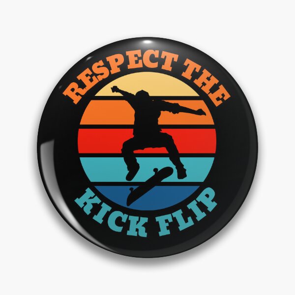 Item preview, Respect The Kick Flip designed and sold by TheCrazyBear.