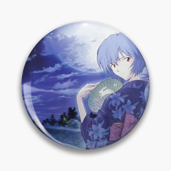 Item preview, Rei Ayanami - Kimono Moon - Neon Genesis Evangelion designed and sold by Anderson-Arte.