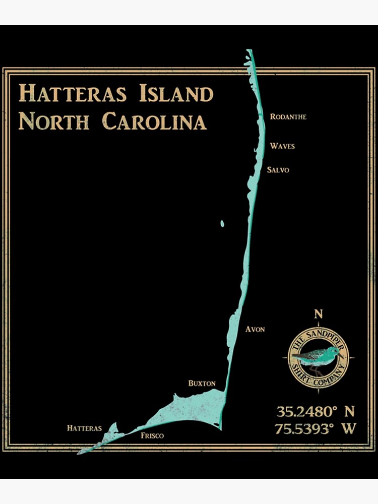 Map Of Hatteras Island North Carolina