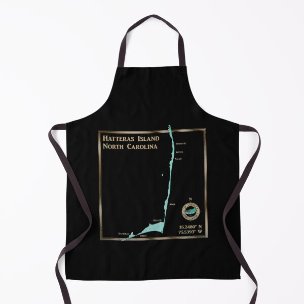 Item preview, Hatteras Island North Carolina map designed and sold by AliSamooh.