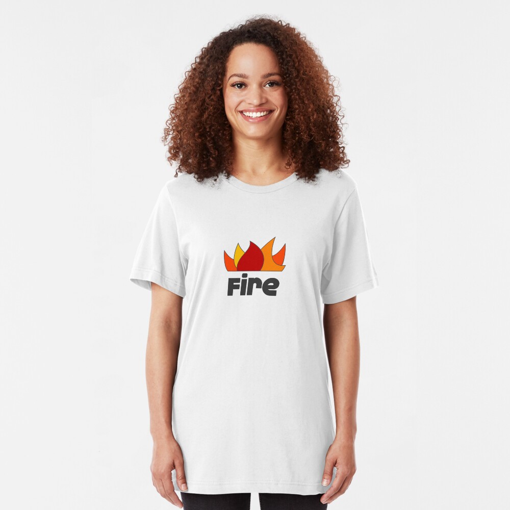 Fire Slim Fit T-Shirt