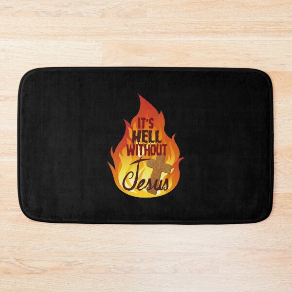 Item preview, “It’s Hell Without JESUS” designed and sold by PawsitiveMum.