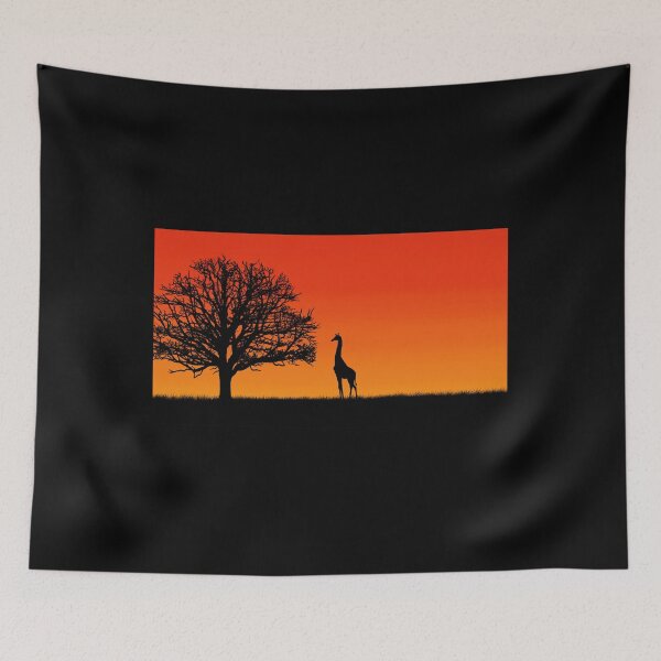 Item preview, Giraffe sunset edition designed and sold by The-Corner-Five.