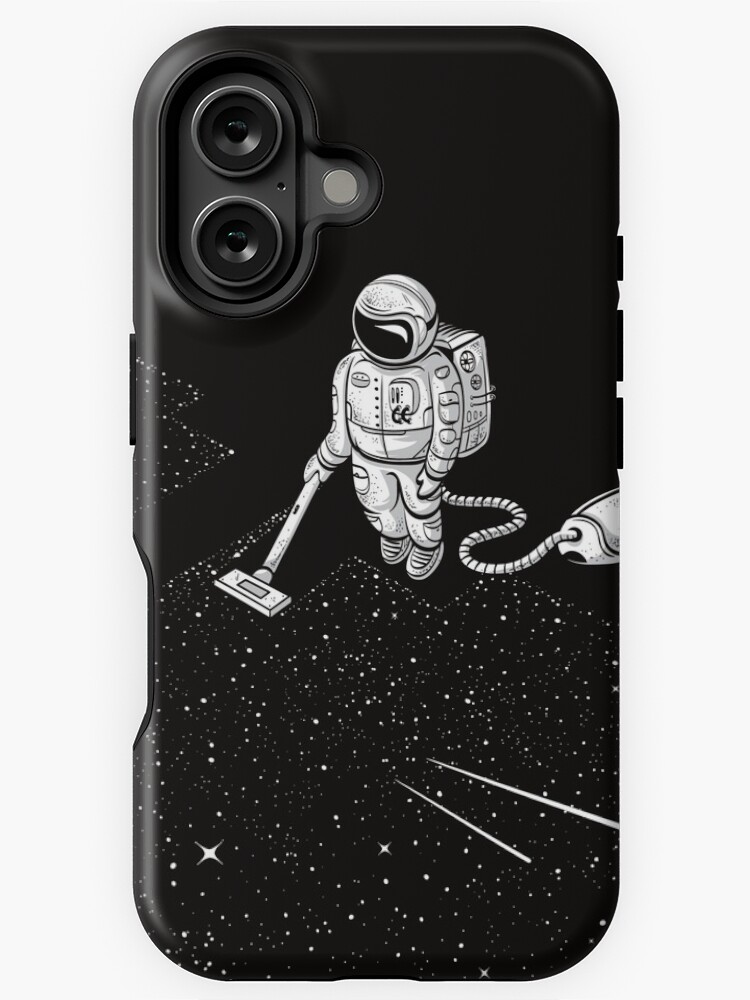 Thumbnail 1 of 4, iPhone Case, Space Cleaner designed and sold by RobertRichter.