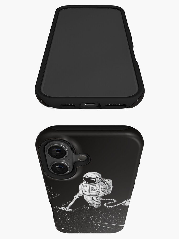 Thumbnail 3 of 4, iPhone Case, Space Cleaner designed and sold by RobertRichter.