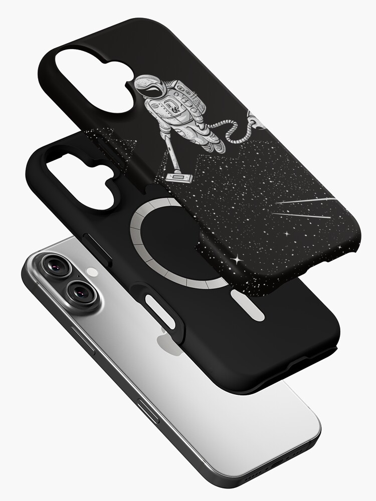 Thumbnail 2 of 4, iPhone Case, Space Cleaner designed and sold by RobertRichter.