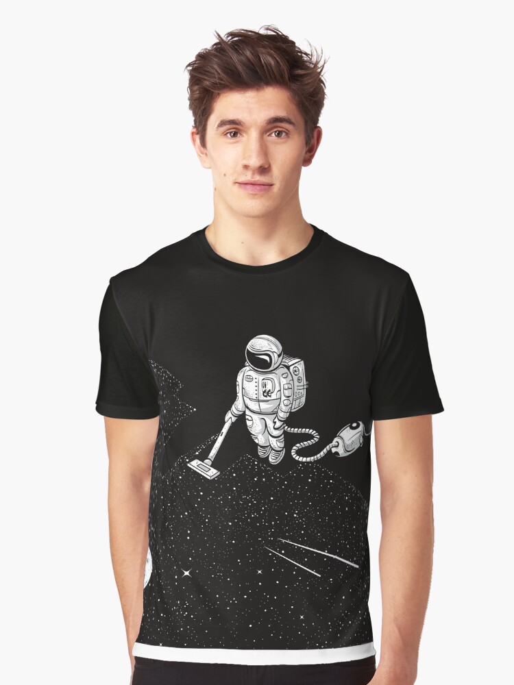 Thumbnail 1 of 5, Graphic T-Shirt, Space Cleaner designed and sold by RobertRichter.