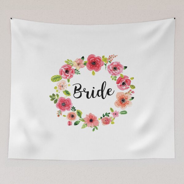 Item preview, Bride Boho Chic Bohemian Flair Floral Wreath designed and sold by TrendyTees12.