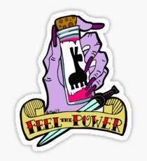 Feel the Power Sticker