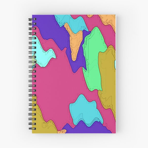 Item preview,  Pink Green Blue Tan Abstract Shape Patches designed and sold by AraljanFusion.